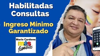 📝 HABILITADAS CONSULTAS BENEFICIARIOS INGRESO MINIMO✅🙏 [upl. by Halda942]