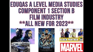 EDUQAS Media Studies ALevel Film marketing Black Panther [upl. by Felicie]