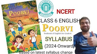 CBSE Class 6 English Syllabus 2024Onwards  NCERT  POORVI  ATOZSTUDYZ [upl. by Cammy250]