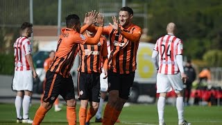 Shakhtar 20 Cracovia Highlights 22012017 [upl. by Yleak]