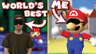 World Record Speedrunner Teaches Me BLINDFOLDED Mario 64 Bowser Boss Fights [upl. by Herman]