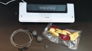 Silvercrest Bag Vacuum Sealer SV 125 B2 Unboxing Testing [upl. by Holbrook]