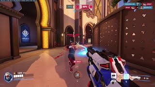 Soldier 76 Tracking Aim Highlights 2  Overwatch 2 [upl. by Prosperus284]