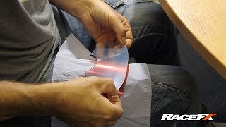 How to fit a lens shield on an Oakley Airbrake MX Goggle  Race FX [upl. by Enimsaj]