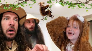 JUNGLE EXPLORERS find a Monkey Family is there more Treasure to be Found ask Adley Niko amp Clair [upl. by Llerahc]