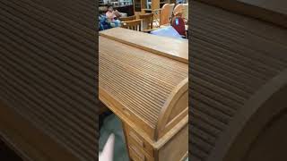 Roll Top Desk at the thrift store Yes Please subscribe diy colorado youtuber [upl. by Nellac]