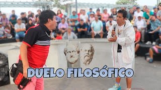 El mejor duelo Filosófico en la Chabuca Granda 🧠🤣  Petete ft Jofre [upl. by Gereron950]