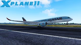 XP11  Johannesburg to Doha  Qatar Airways  Airbus A350900XWB  FAOR  OTHH [upl. by Lagasse]