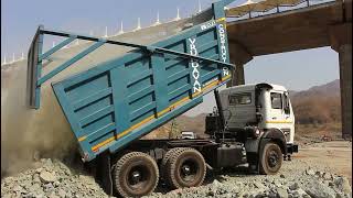 TATA 2518 Mining Rock Tipper Body Mfg By SHREE KANAIYA DUMPERHIMATNAGAR [upl. by Augie538]