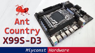 🇬🇧 Ant Country X99SD3 – motherboard review with Xeon E52678 V3 [upl. by Pippa]