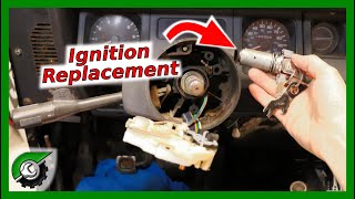 How to Replace Ignition Switch Jeep Wrangler Ignition Cylinder [upl. by Aiceled]