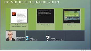 Office Webinar PowerPoint  Die Referentenansicht [upl. by Brookes]