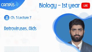 11th Biology Ch 5 Lecture 7 Retroviruses Aids [upl. by Akina]