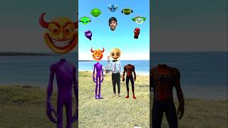 Purple alien spiderman me correct head matching moye moye tranding song 😂😂 [upl. by Oskar]