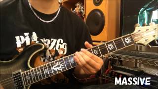 UVERworld「MASSIVE」 Guitar cover [upl. by Ocana]