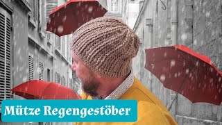 Mütze Regengestöber häkeln [upl. by Cohbert]