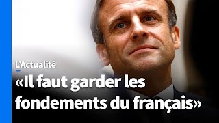 Écriture inclusive  Emmanuel Macron appelle à ne pas «céder aux airs du temps» [upl. by Eissoj252]