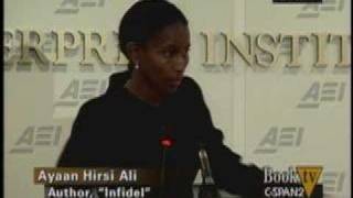 Christopher Hitchens asks a question of Ayaan Hirsi Ali [upl. by Myles55]