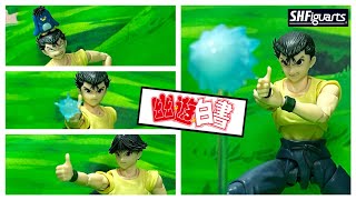 SHFiguarts Yusuke Urameshi Yu Yu Hakusho  SHF 幽遊白書 浦飯幽助  幽☆遊☆白書 actionfigures unboxing toys [upl. by Eserahc]