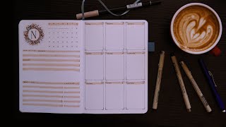 Simple November Bullet Journal Spreads [upl. by Sauers]