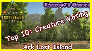 Ark Lost Island Top 10 Creature Voting 💥 [upl. by Felton931]