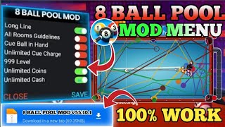 8 BALL POOL MOD MENU TERBARU  NEW UPDATE VERSION 5590  8 BALL POOL MOD AIM 2024 ios amp android [upl. by Lalo837]