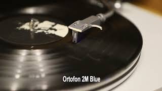 Ortofon 2M Blue vs Audiotechnica ATVM95E Voice color compare [upl. by Sylvie529]