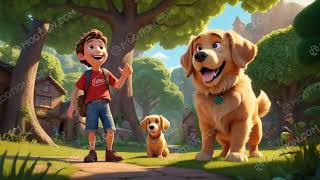 small boy friendly dog 🐕 dog names Max and boy names tinny dog and boy friendly story [upl. by Wetzel]