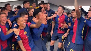 Barça Funny Dressing Room Celebrations vs Real Madrid 40 [upl. by Maryjane722]