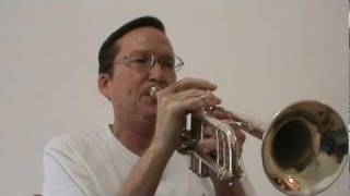 A Portrait of Jennie  by Gordon Burge amp J Russell Robinson Played on Solo Trumpet [upl. by Anilat857]