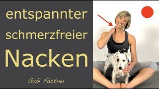 🧽in 13 min NackenVerspannungen lösen  ohne Hilfsmittel im Sitzen [upl. by Ellasal32]