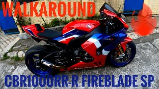 Fully Loaded 2021 CBR1000RRR Fireblade SP Walkaround [upl. by Nisior935]