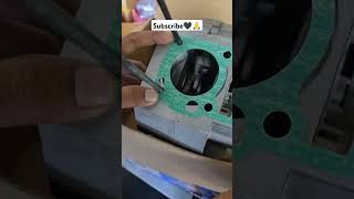 Gasket🖤 fypシ゚viral automobile piston motorcycle welding shortvideos pistonpin [upl. by Esorlatsyrc]