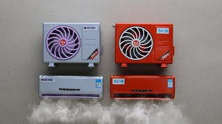 Top 2 Miniature Air Conditioner Unboxing Toy amp Test Video  Best Gadgets AC [upl. by Akili]