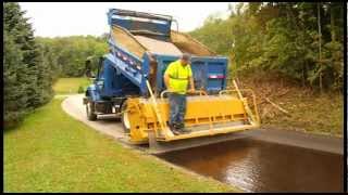 R1 Aggregate Chip Spreader on road [upl. by Olive]