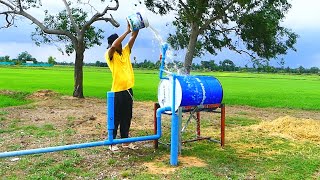 Amazing Water wheel pump from the hand well [upl. by Inaoj]