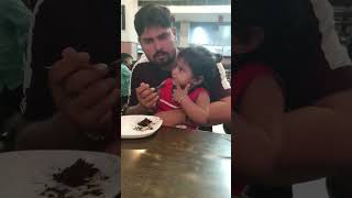 Father ampdaughter love💗shorts viralshorts trending fatherlove betiyaan eating cake love [upl. by Teillo]