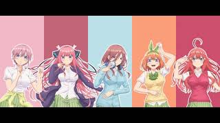 『1Hour』 5 toubun no Hanayome∽ TV Special Opening Full『Gotoubun no Mirai』 Nakanoke no Itsutsugo [upl. by Akela]