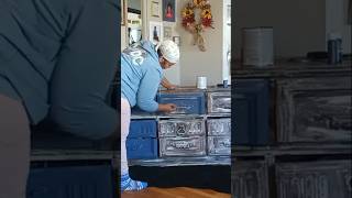 Apartment budget friendly Dresser Makeover lowincome diy budgetmakeover apartmentlifemomlife [upl. by Hubey]