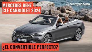 Mercedes Benz CLE Cabriolet 2024 Un descapotable para todas las estaciones [upl. by Maire]