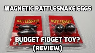 Magnetic Rattlesnake Eggs Budget Fidget Toy Review [upl. by Haletky]