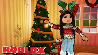 DECORATING MY COTTAGE FOR CHRISTMAS in ROBLOX  Bloxburg Roblox Roleplay [upl. by Eudoca]