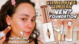 CHARLOTTE TILBURY UNREAL SKIN FOUNDATION STICKis the same as flawless filter [upl. by Warder]