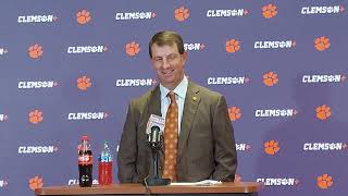 Dabo Swinney Recaps Clemson Win Over UNC [upl. by Assirat]