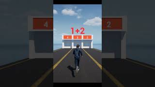 Fun Math Game I Addition on the Run I 1 Shorts [upl. by Brentt]