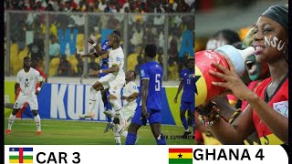 Ghana 4 Vs Central African Republic 3 2026 Fifa World Cup Qualifier Highlights [upl. by Nirot479]