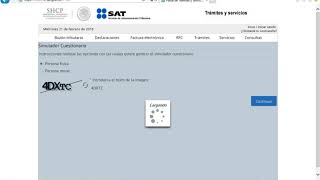 SIMULADOR DE INSCRIPCION EN EL SAT PERSONA FISICA REGIMEN DE SALARIOS [upl. by Hippel]