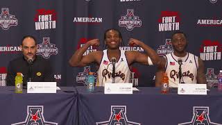 American Mens Basketball Championship Game 3 Press Conference  East Carolina [upl. by Leeda]