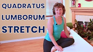 Quadratus Lumborum Stretch Side Lying Exercise [upl. by Eerak820]