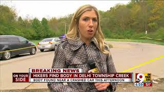 Hikers find body in Delhi Township creek [upl. by Anirbed474]